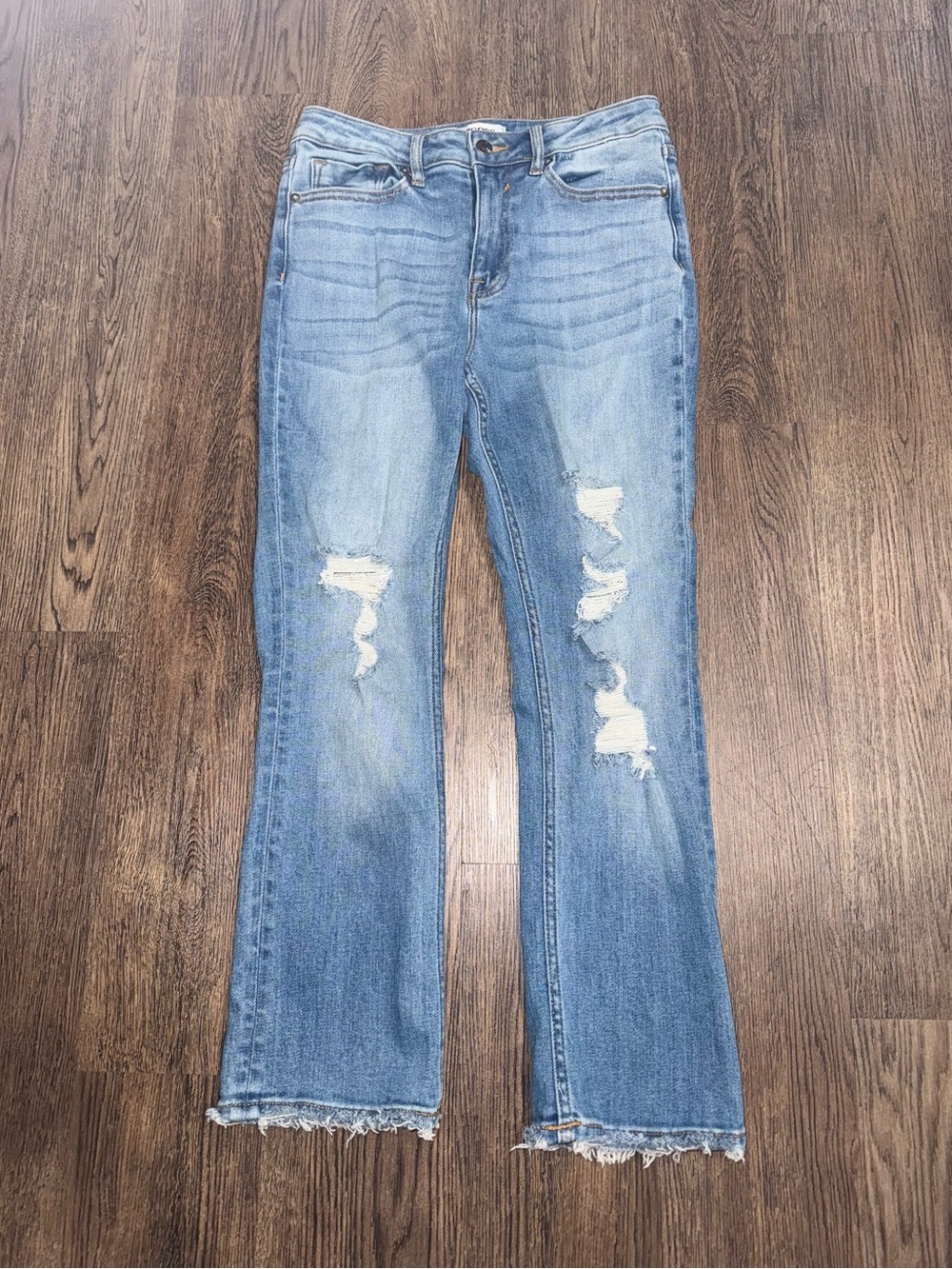 Vigoss Women’s Crosby High Rise Straight Leg Jeans